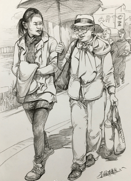 武汉209画室:校考场景速写