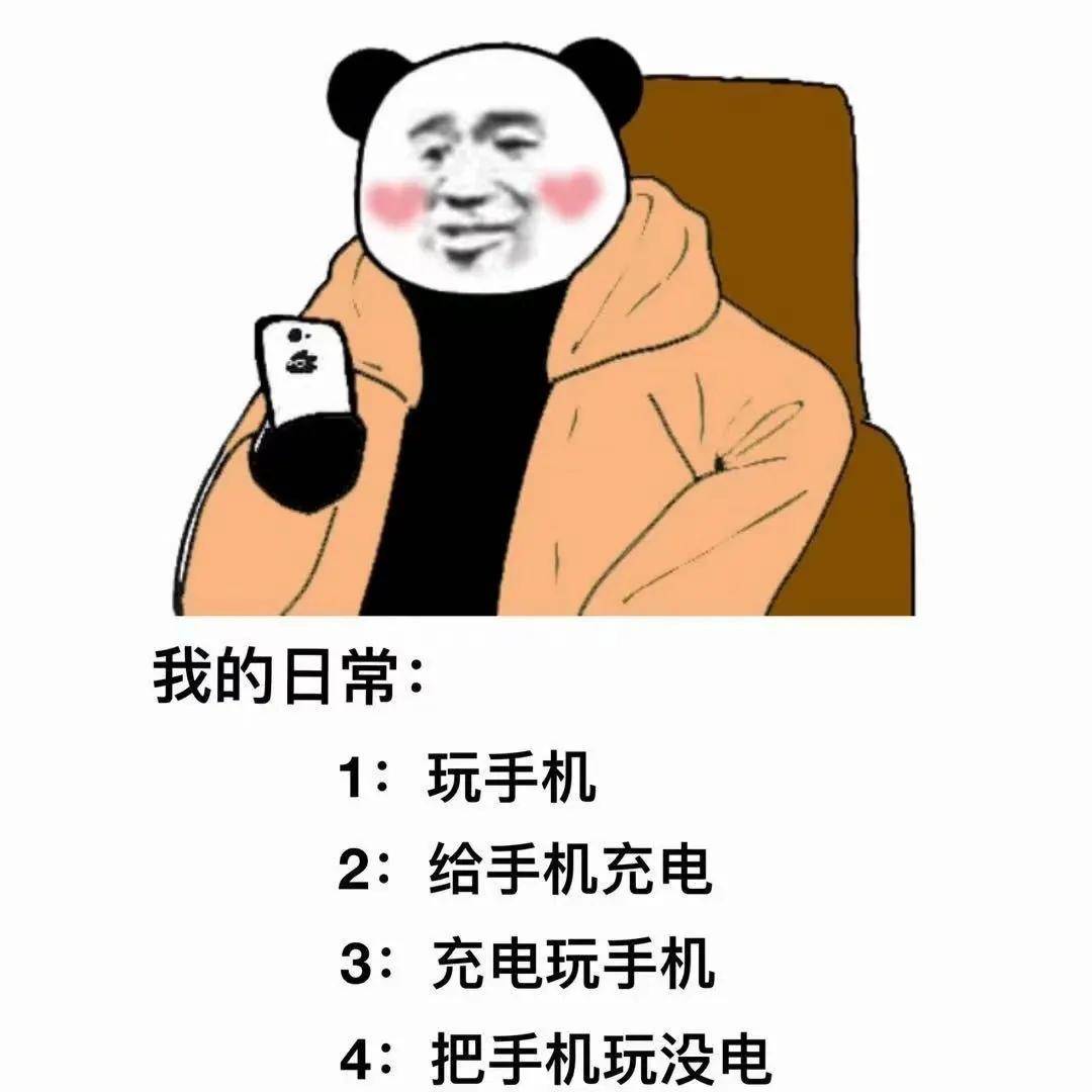 熊猫头表情包:看着我帅气的脸,是不是在心中叫了声老公