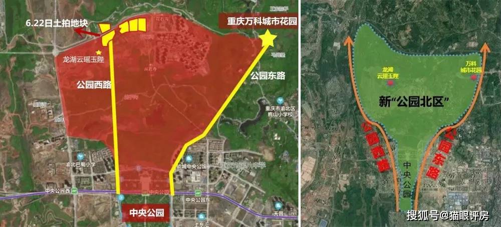 到好处的位置在交通上,中央公园北的路网不断刷新:公园东路,悦港北路