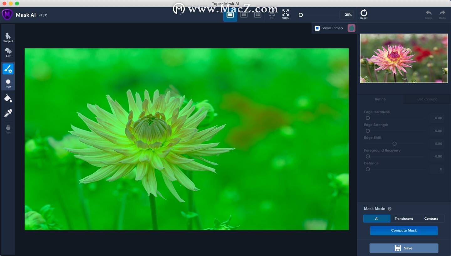 Topaz Mask AI for mac专业图片蒙版工具