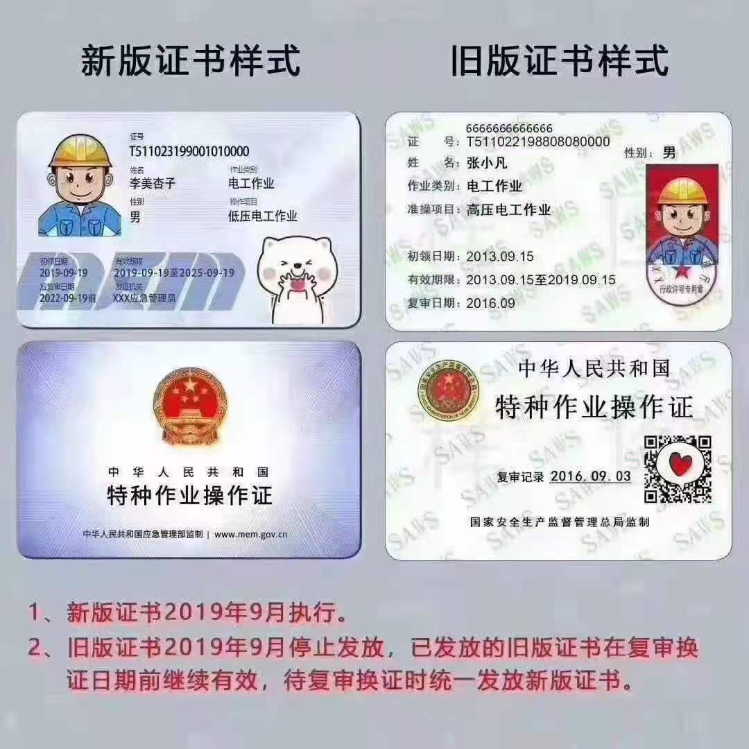 第二种是焊工职业资格证.