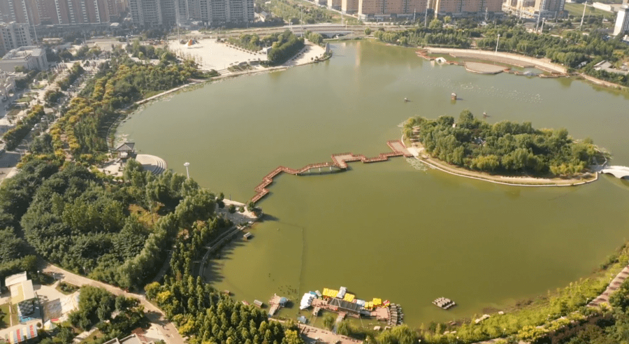 鹿邑生活好去处上清湖公园