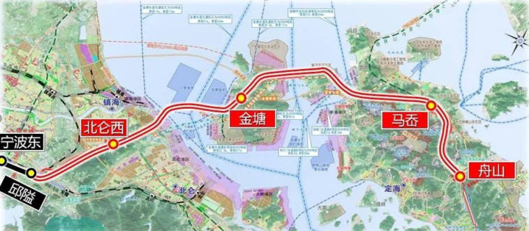 甬舟铁路先行工程正式开工未来可以坐着高铁在海底来回穿梭了