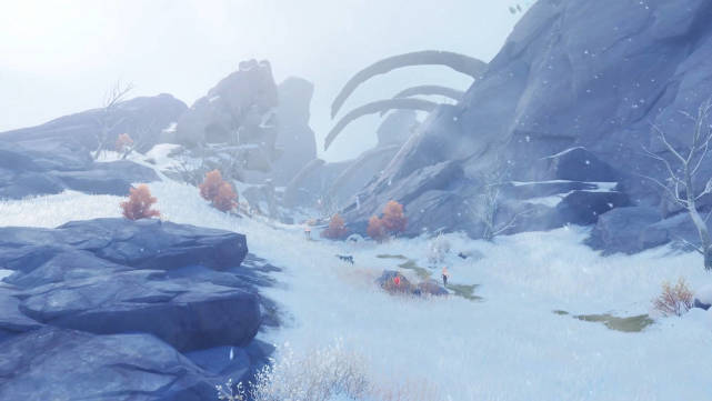 没白等原神雪山地图,水平再创新高,玩家:人在东北,代入感极强