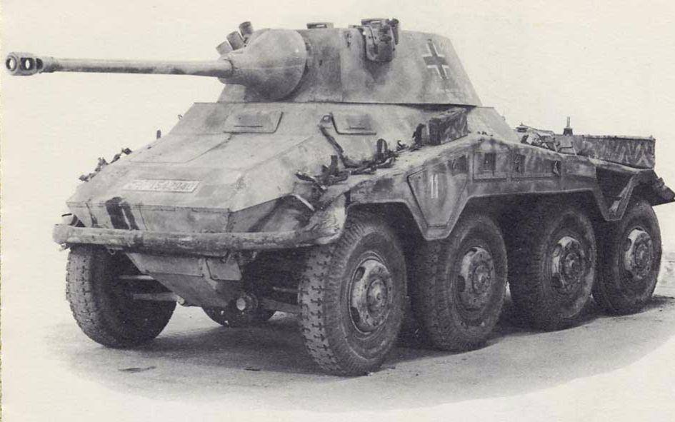 二戰德國裝甲美洲獅輪式裝甲車_Sdkfz