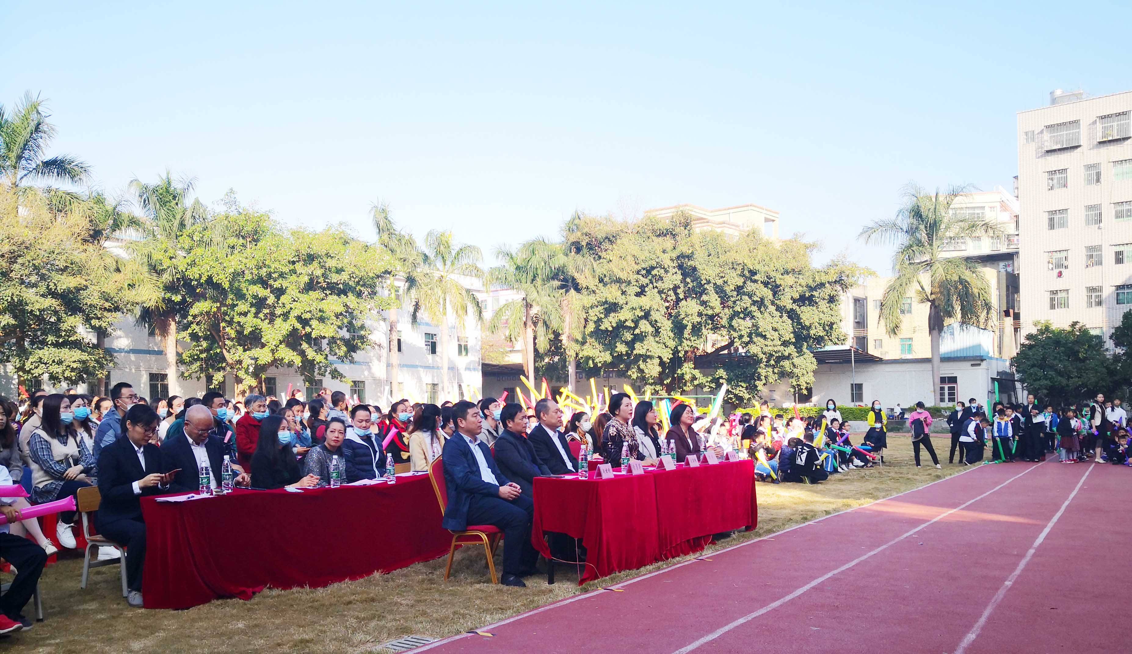 原创诗书即兴诗书贺博明学校元旦汇演