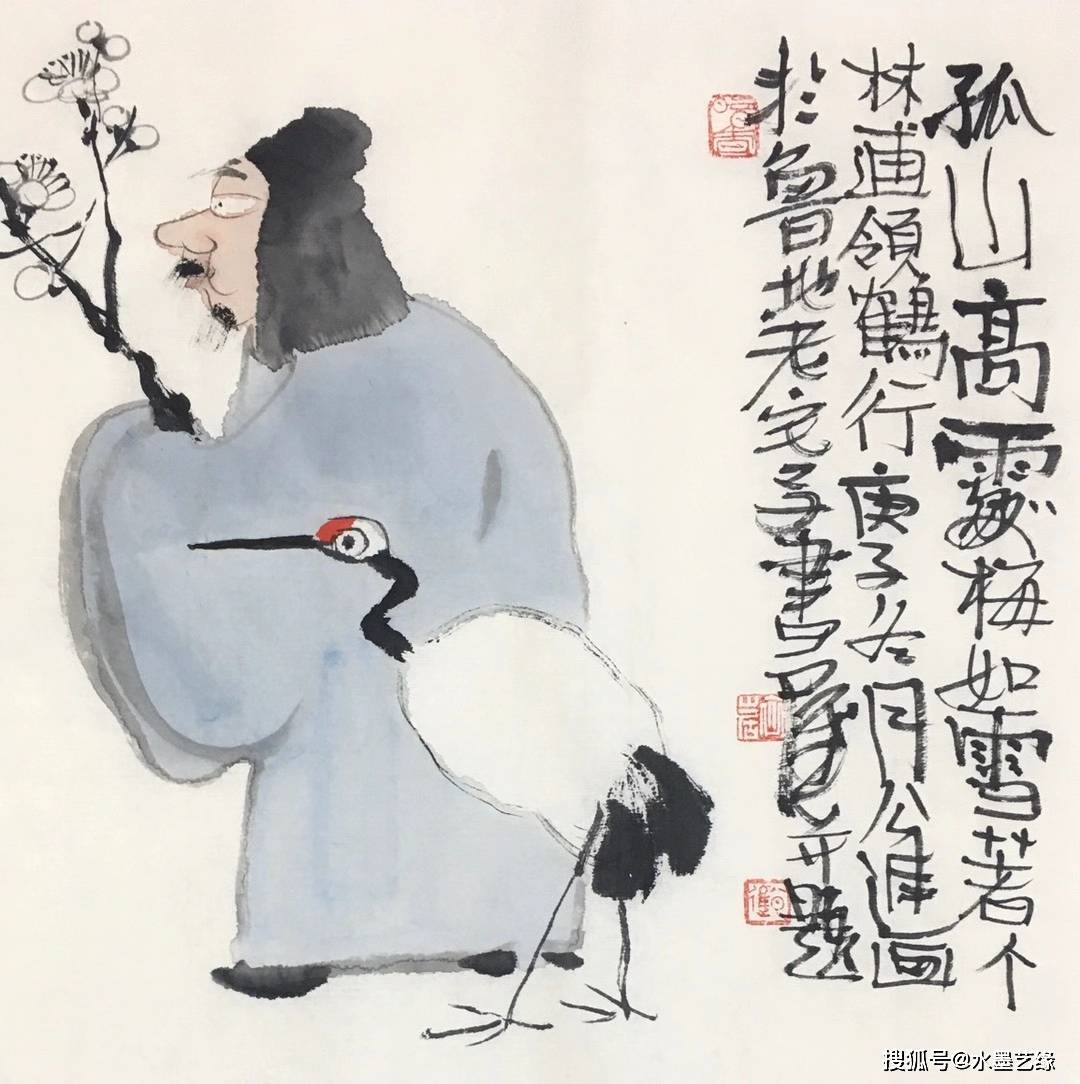 马未都最喜欢的画家一公进老师人物作品欣赏