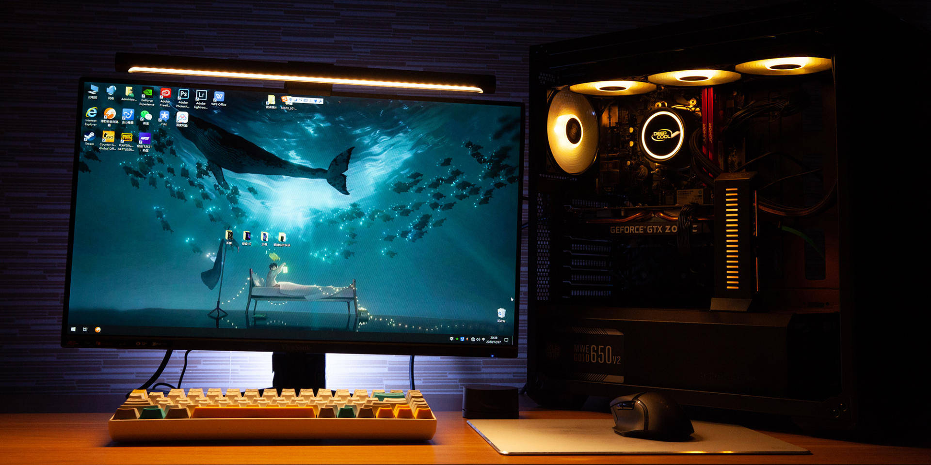 2020年末,送给自己最后的礼物,桌面、散热再折腾