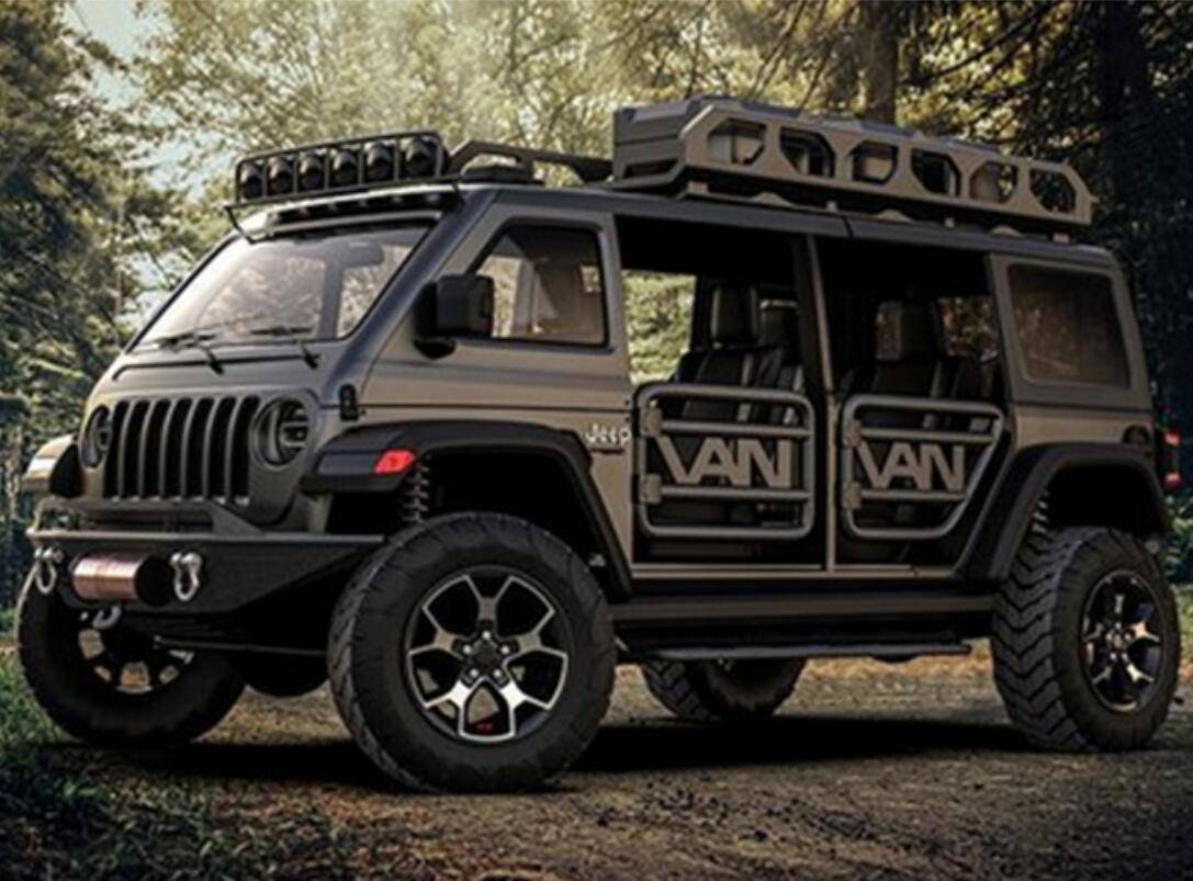 jeep全新四驱越野"面包车"曝光,造型奇特