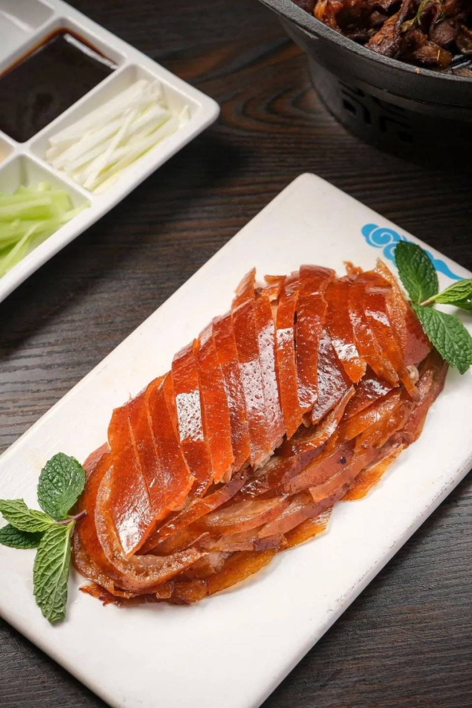 北京烤鸭220传统挂炉烤一份取90片皮脆肉嫩