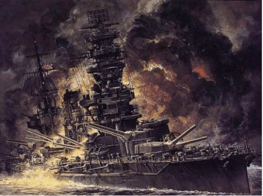 号六艘战列舰的伏击,同时美军还辅以驱逐舰,鱼雷艇进行雷击,扶桑号战