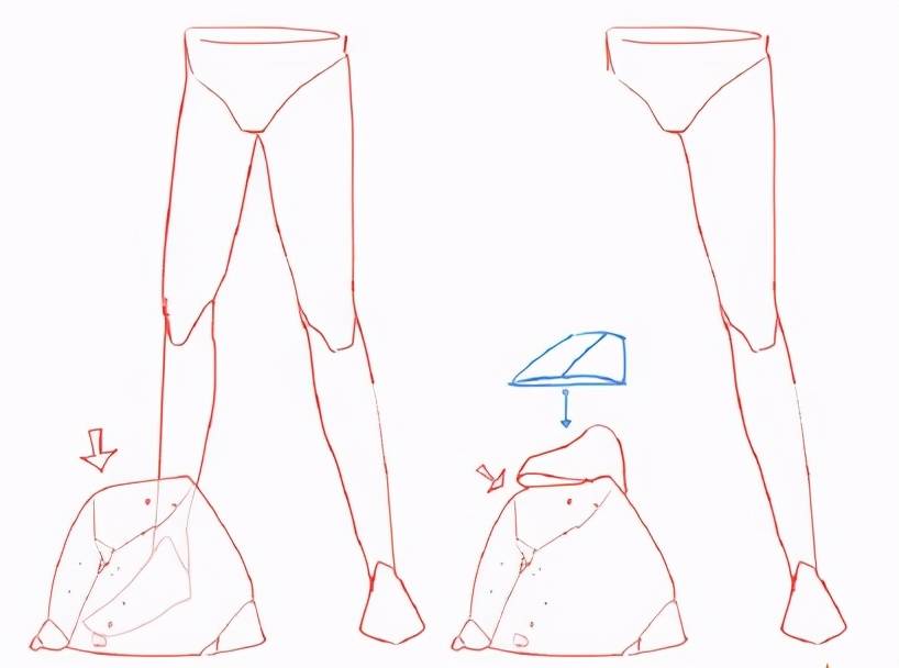 动漫腿怎么画简单?动漫风格女生腿部画法诀窍!