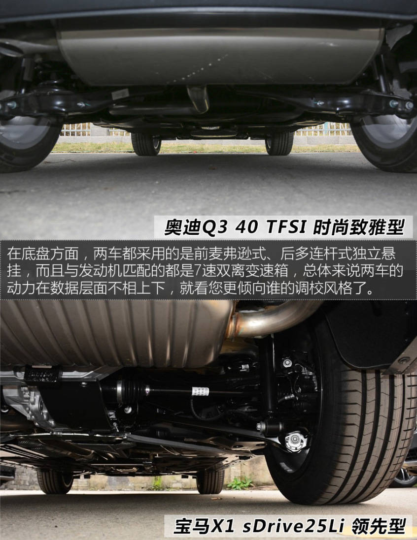 动力对比车型2021款 奥迪q3 40 tfsi 时尚致雅型2021款 宝马x1 s