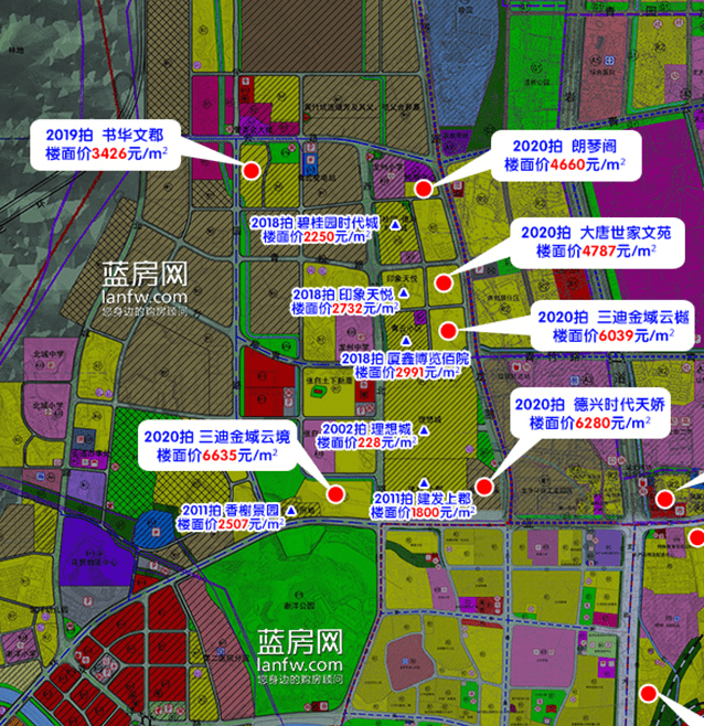 龙岩北城单元规划拟调整较大!新增公园,教育等用地