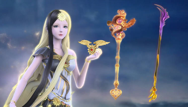 叶罗丽:圣级仙子魔法宝杖,时希款式变化多,黎灰的宝杖