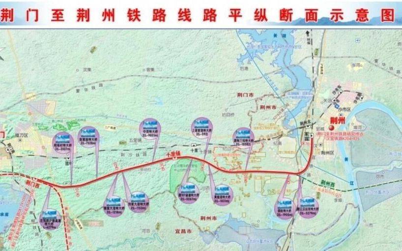 湖北正在规划建设一条新高铁起于荆门止于荆州预计2021年通车