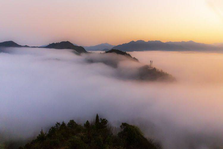 徽州高山岭梯田,蜈蚣岭梯田,源上梯田,上丰花果山梨园