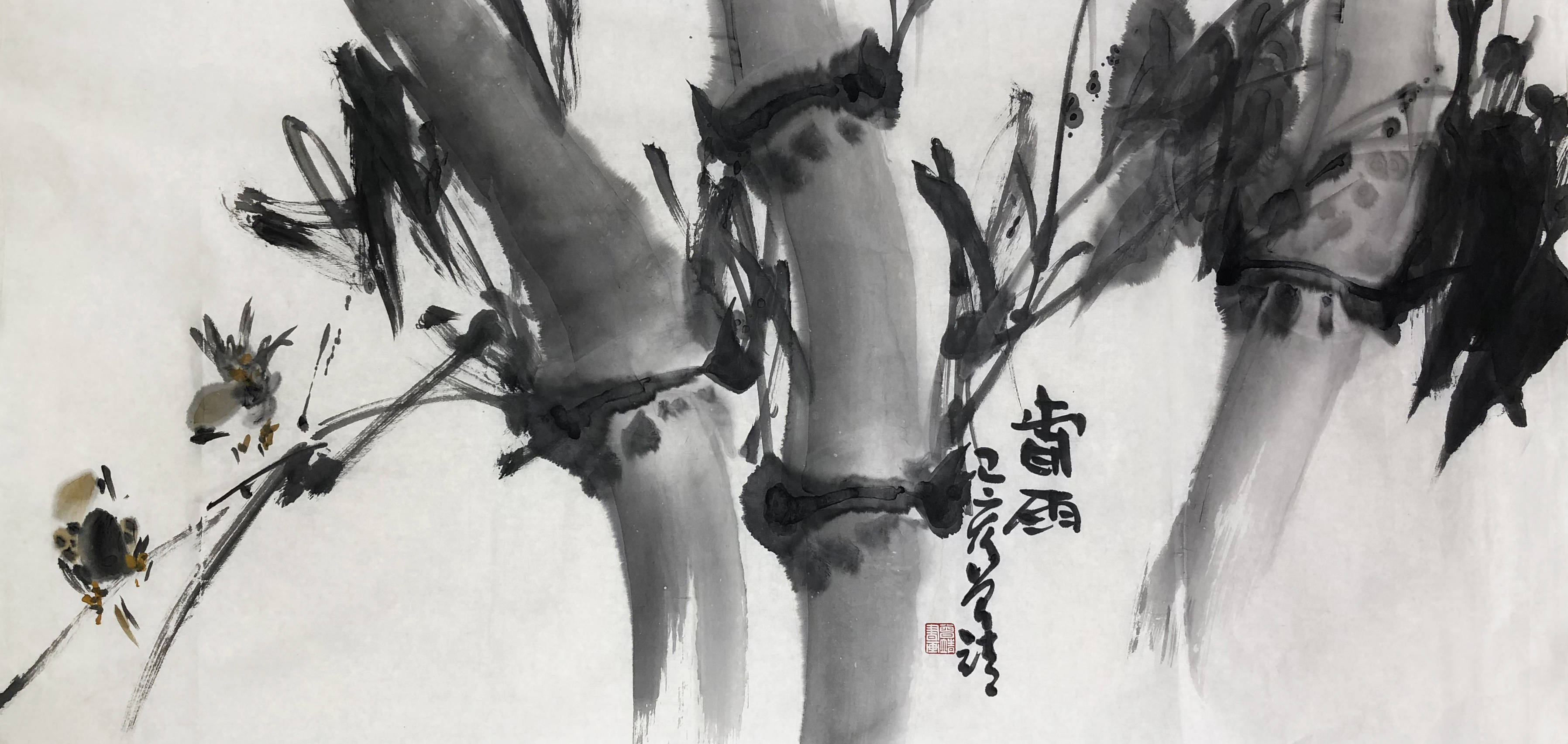 国画葡萄与梅花竹子的寓意,国画家曾靖●中国画艺术赏析