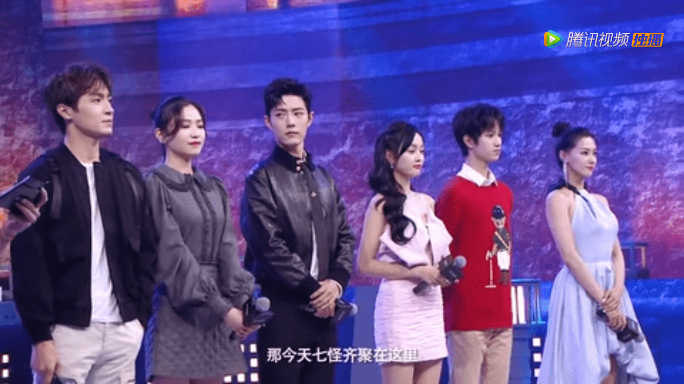 《斗罗》发布会:吴宣仪爆肖战背戏时唱歌,肖战立马"变脸"反驳