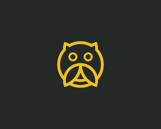 猫头鹰元素logo灵感欣赏