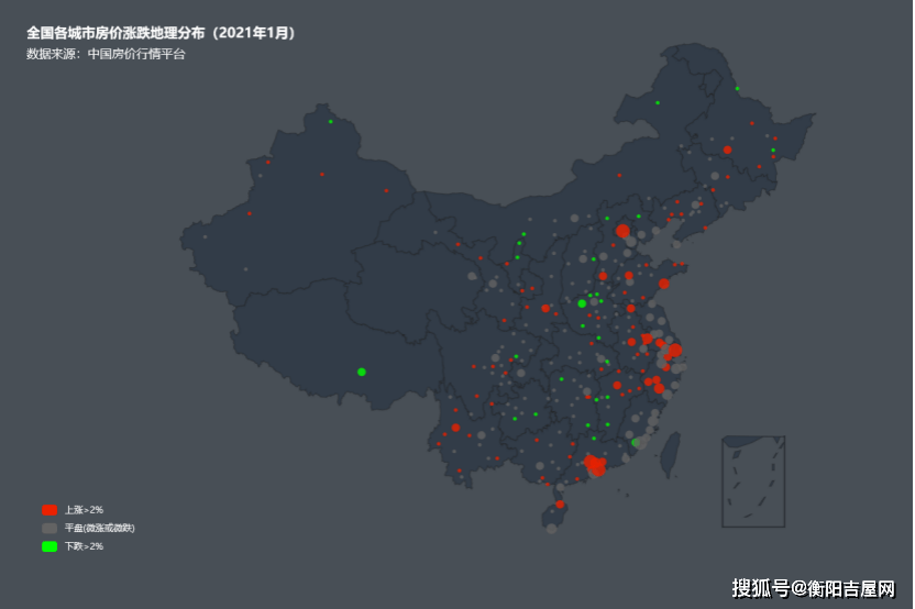 全国房价整体上涨?2021年1月热门城市房价地图重磅来袭!