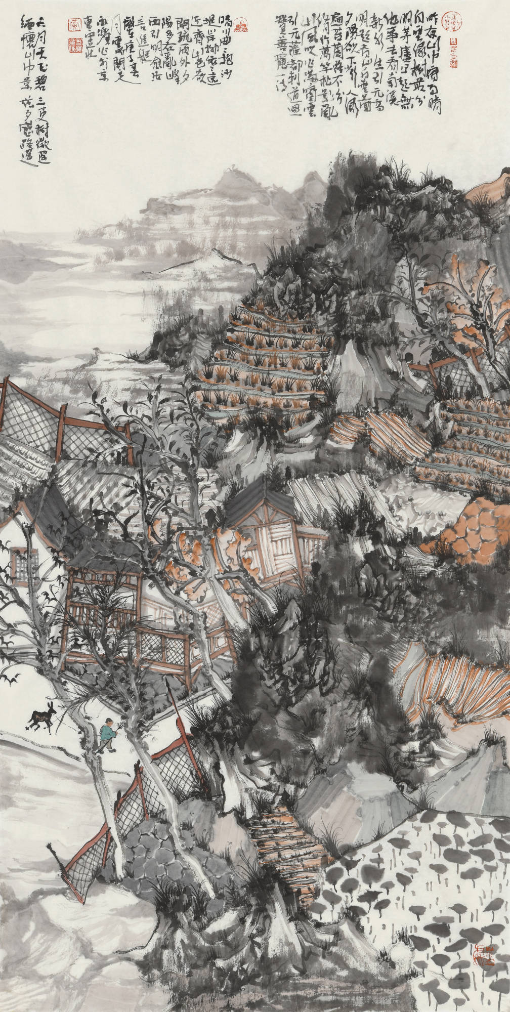 牛气冲天黄永滨绘画作品欣赏