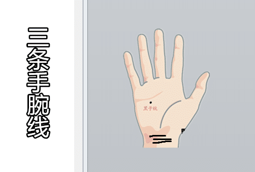 长几条手腕线最好?