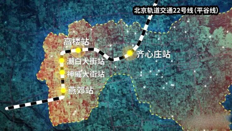 燕郊2021年重头戏平谷线开工