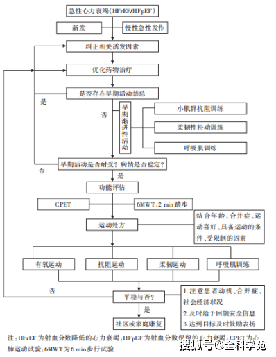 心力衰竭运动康复流程