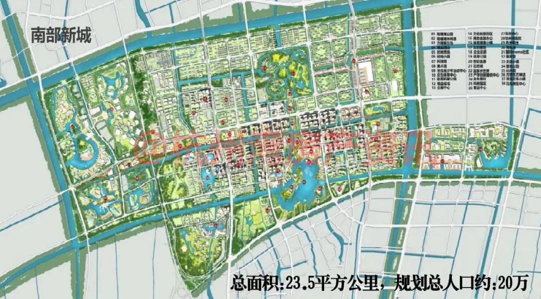 杭州湾新区南部新城的最新航拍让你全方面了解各配套地理位置