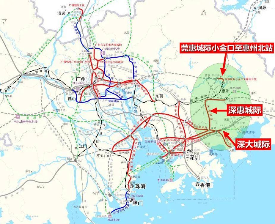 好消息!深惠城际惠州段争取年内动工,在沥林北设站与莞惠城际接轨