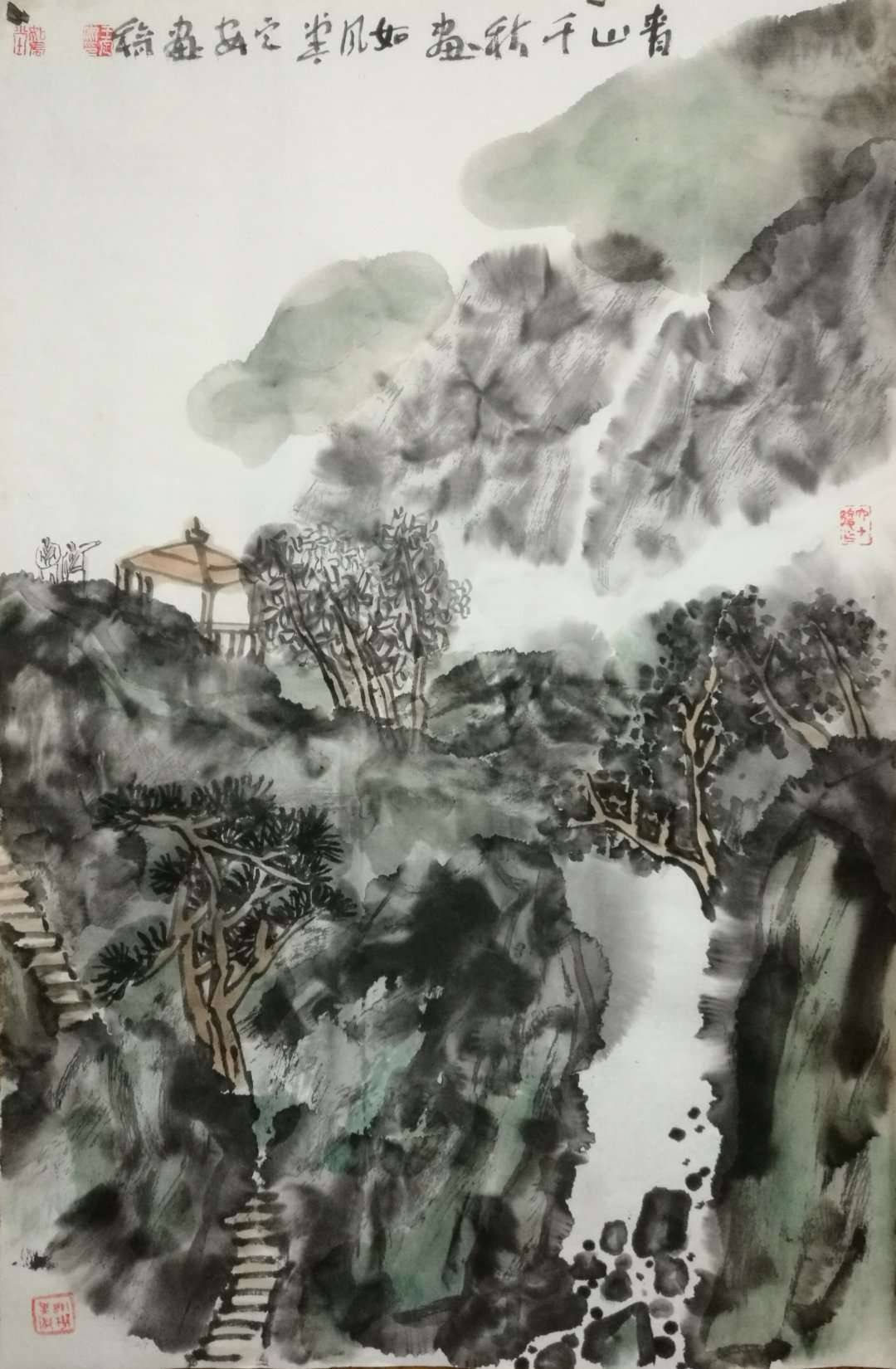 艺术欣赏——王定安山水画小品新作选