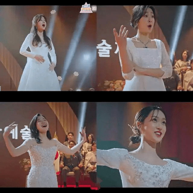 白衣少女滚落楼梯,"血迹斑斑"的青雅艺高奖杯的翅膀还插在她头顶,这