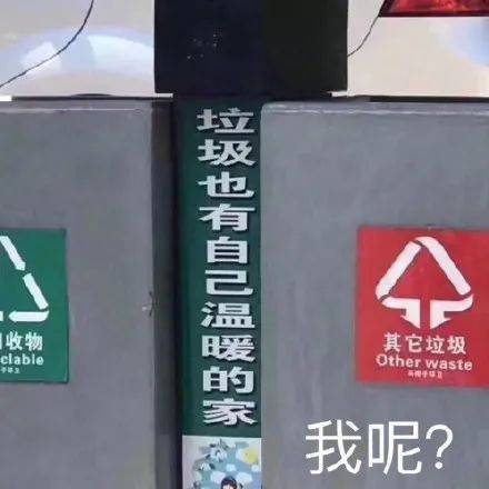 垃圾也有自己温暖的家 我呢?