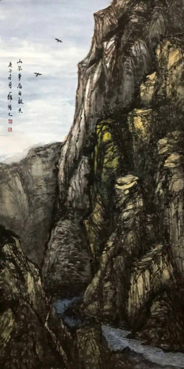 当代中国画名家刘一锦作品欣赏