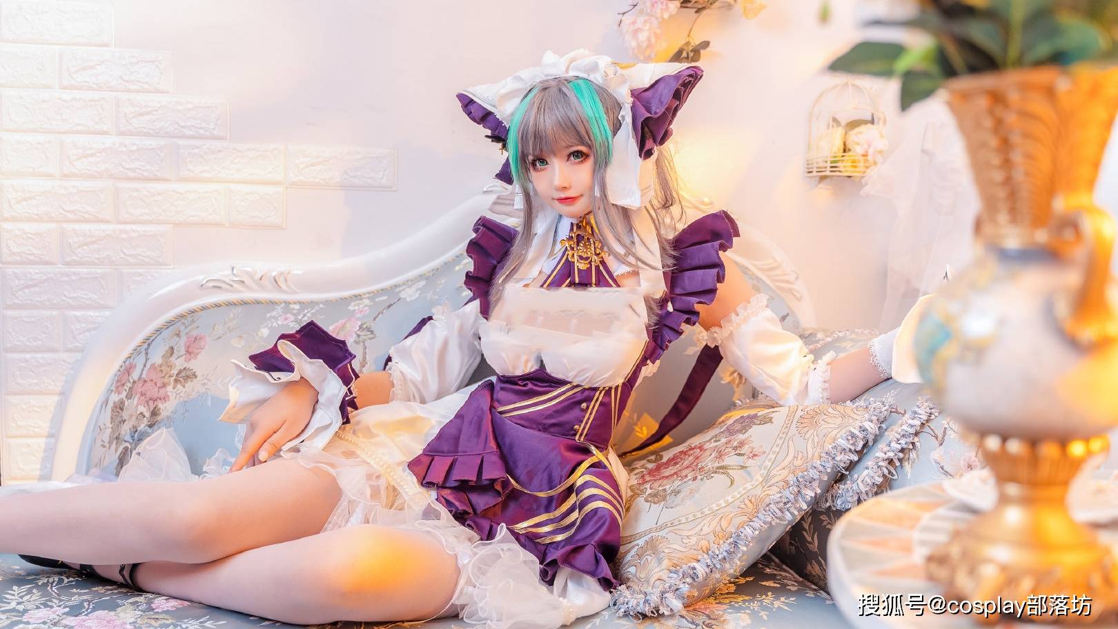 cos:碧蓝航线柴郡cos正片@促织