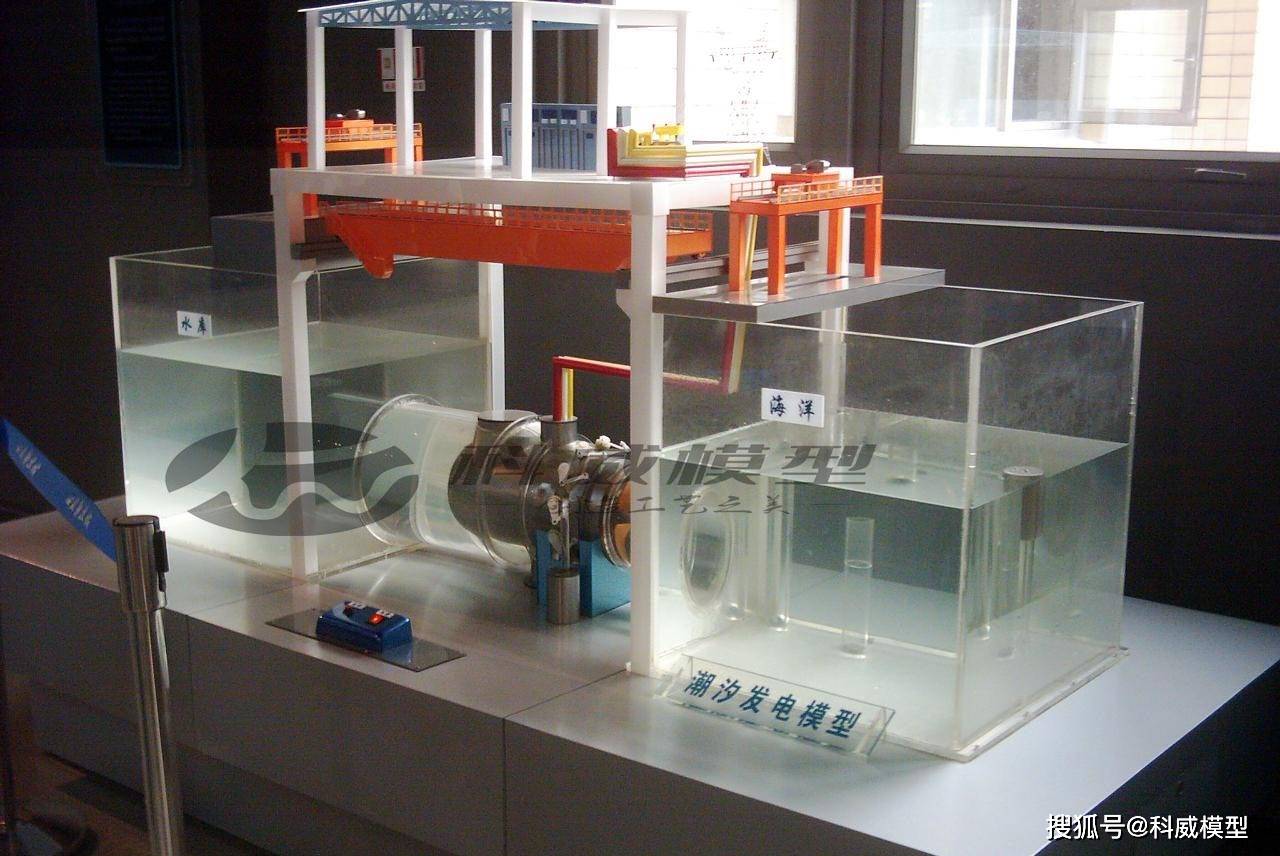 原创水利枢纽工程模型水电站模型水轮发电机组模型产品中心科威模型