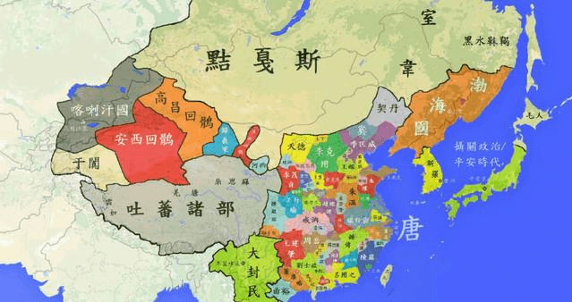 原创9张地图,看懂唐朝从建立,再到灭亡的289年历史