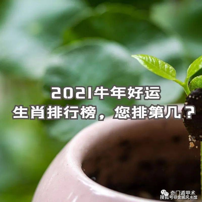 2021牛年好运生肖排行榜,您排第几?