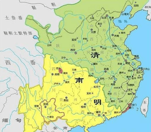 9张地图,看懂南明王朝,以及清朝是如何彻底灭掉明朝的