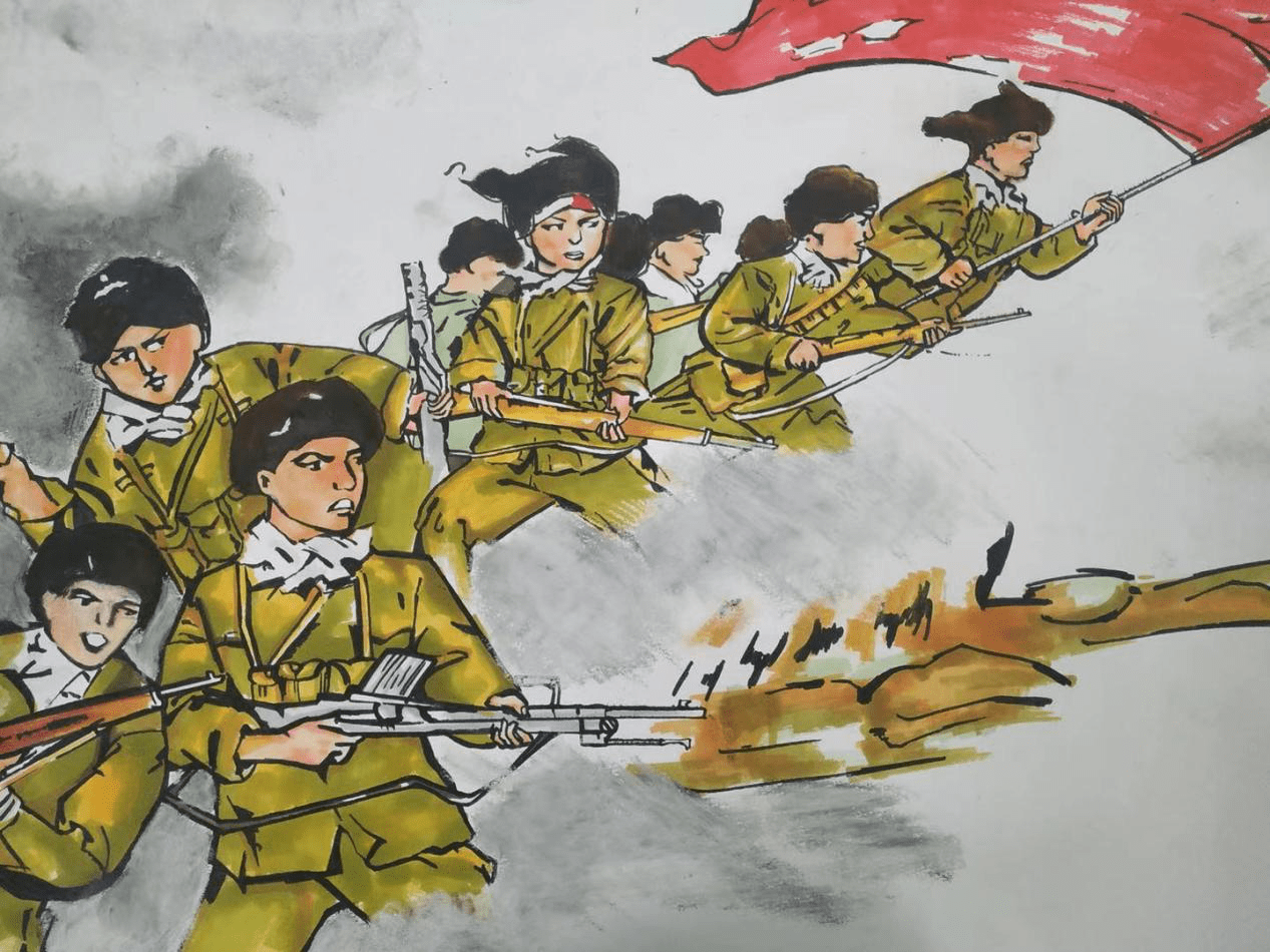 重庆铜梁:青年学子用画笔绘制原创漫画英雄