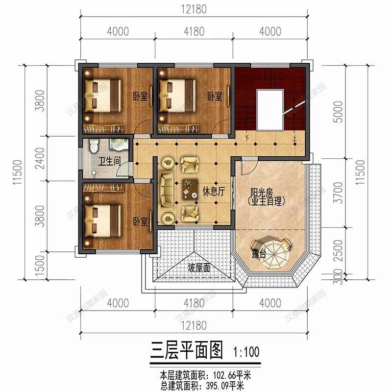 占地160平新农村三层别墅,功能设计丰富实用,尽享人间