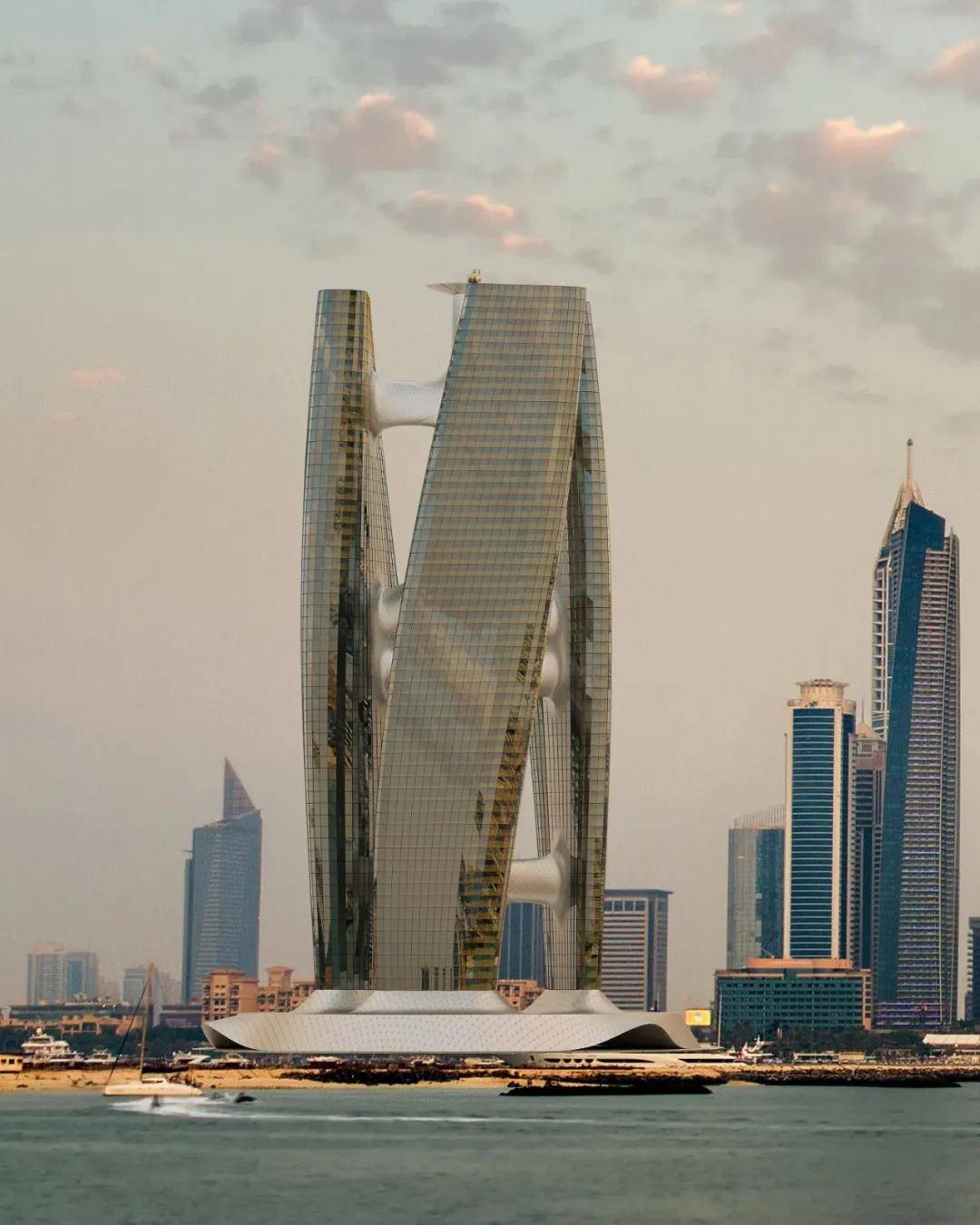 迪拜又出新地标会旋转的涡轮大楼两天自转一圈