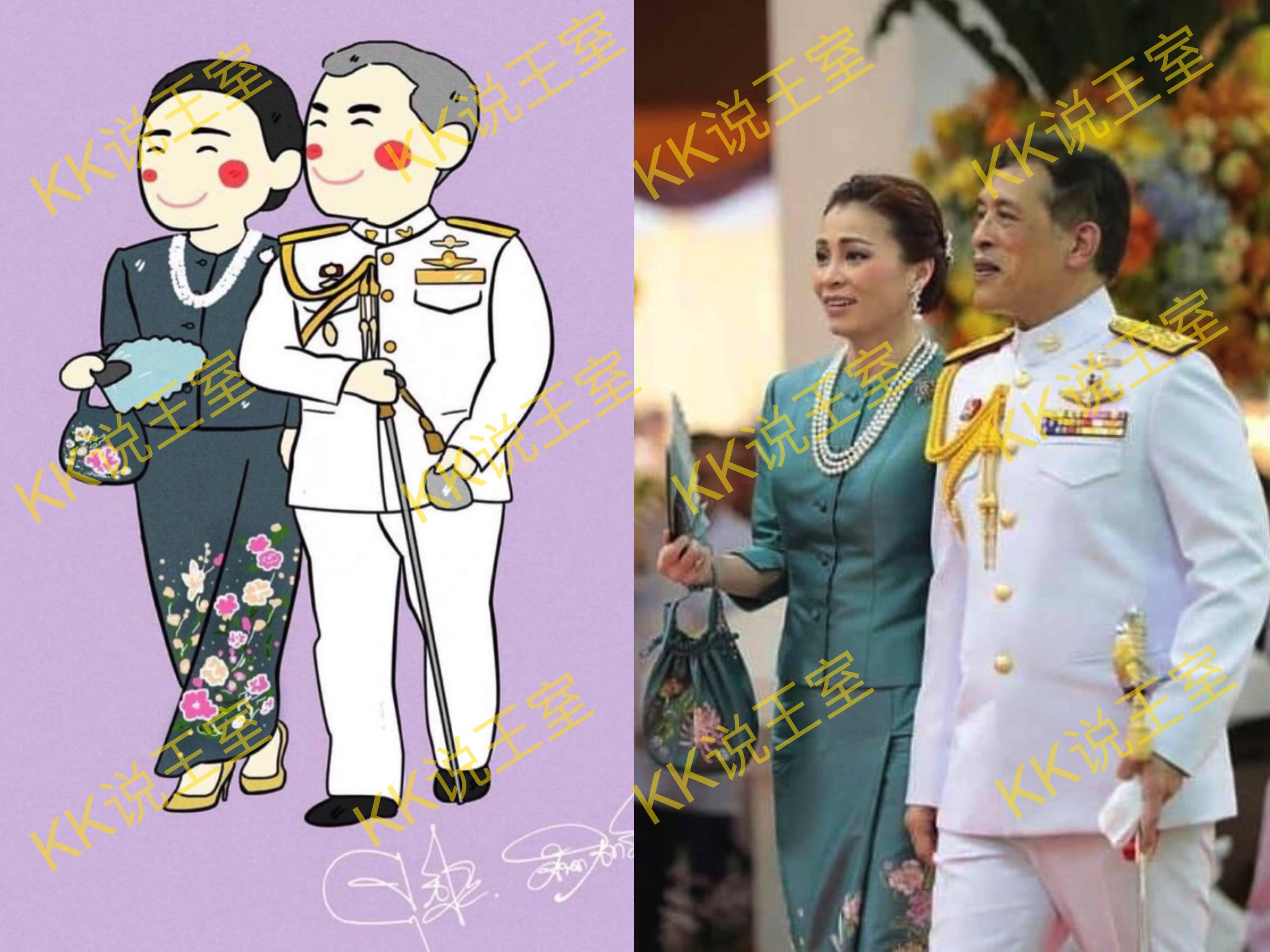 泰国王室中,不论是国王,还是王室成员的粉丝,都很喜欢用漫画来表达