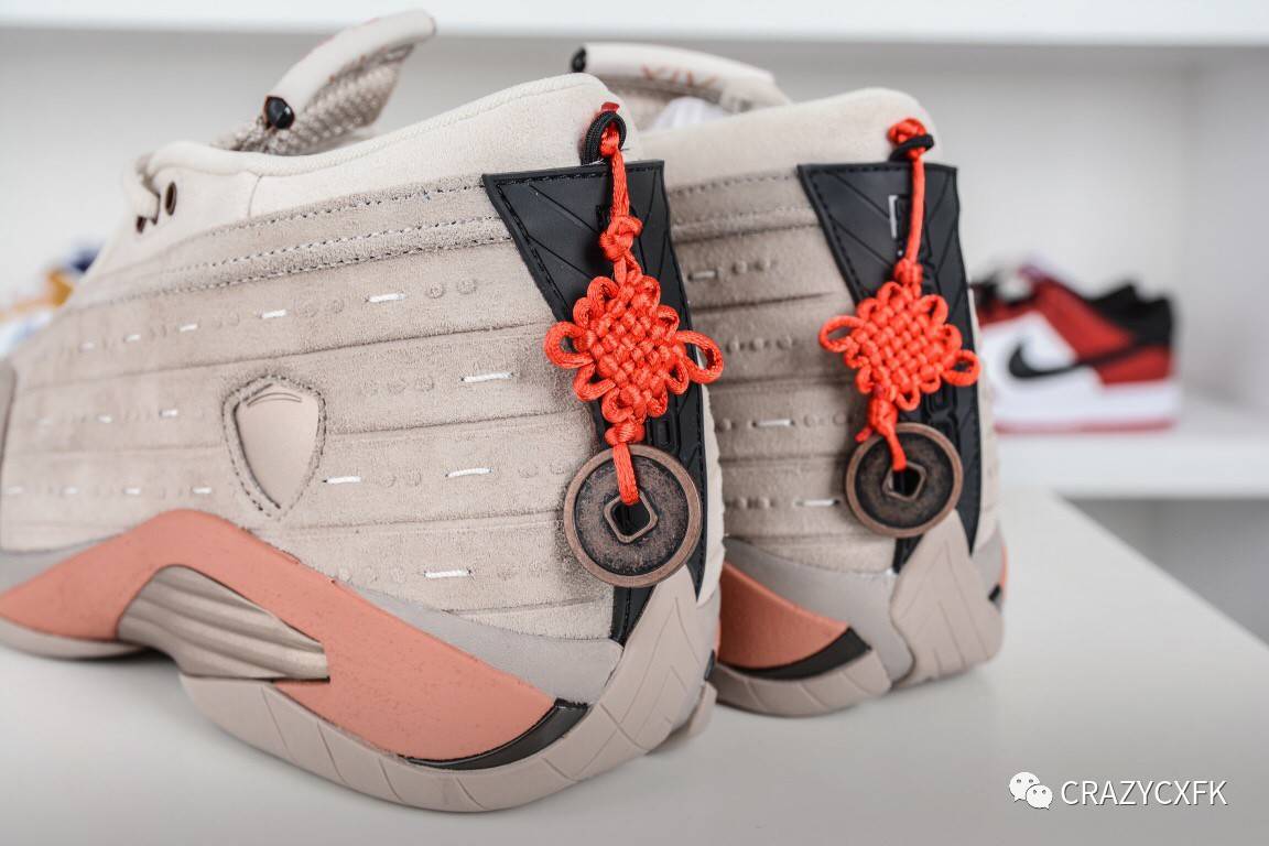 乔丹aj14联名兵马俑clotxairjordan14lowterracotta篮球鞋