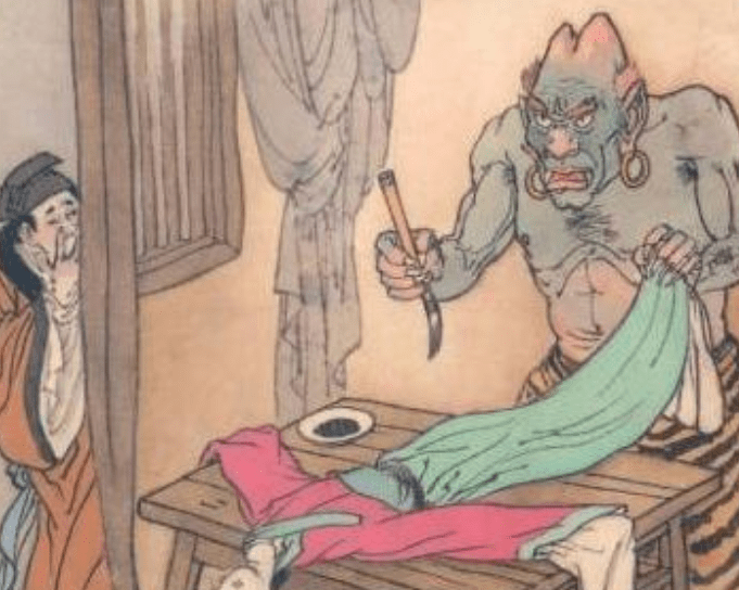 清代一无名画师,画出一张无名女鬼图,胆子大的人才敢细看