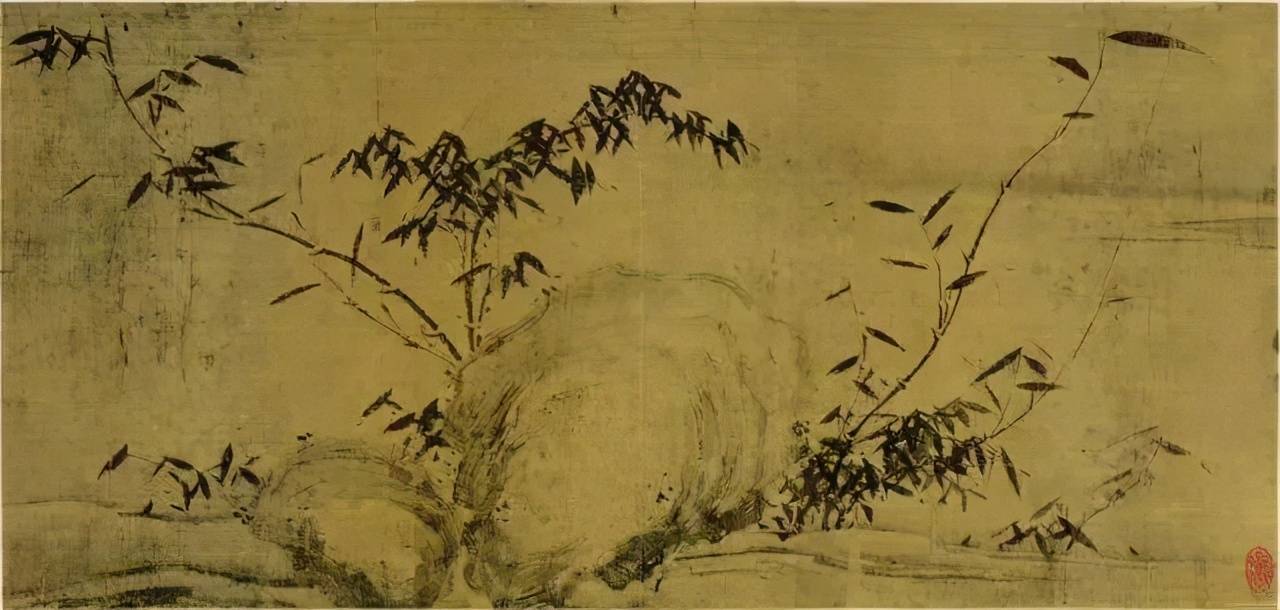宋 米芾 翠微深处图 【元】 在元代绘画实践上,元初以赵孟頫,高克恭
