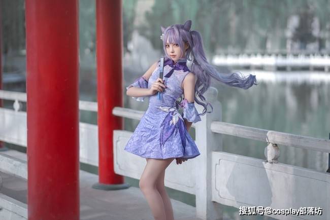 cos:原神刻晴同人旗袍cos正片@瑾默