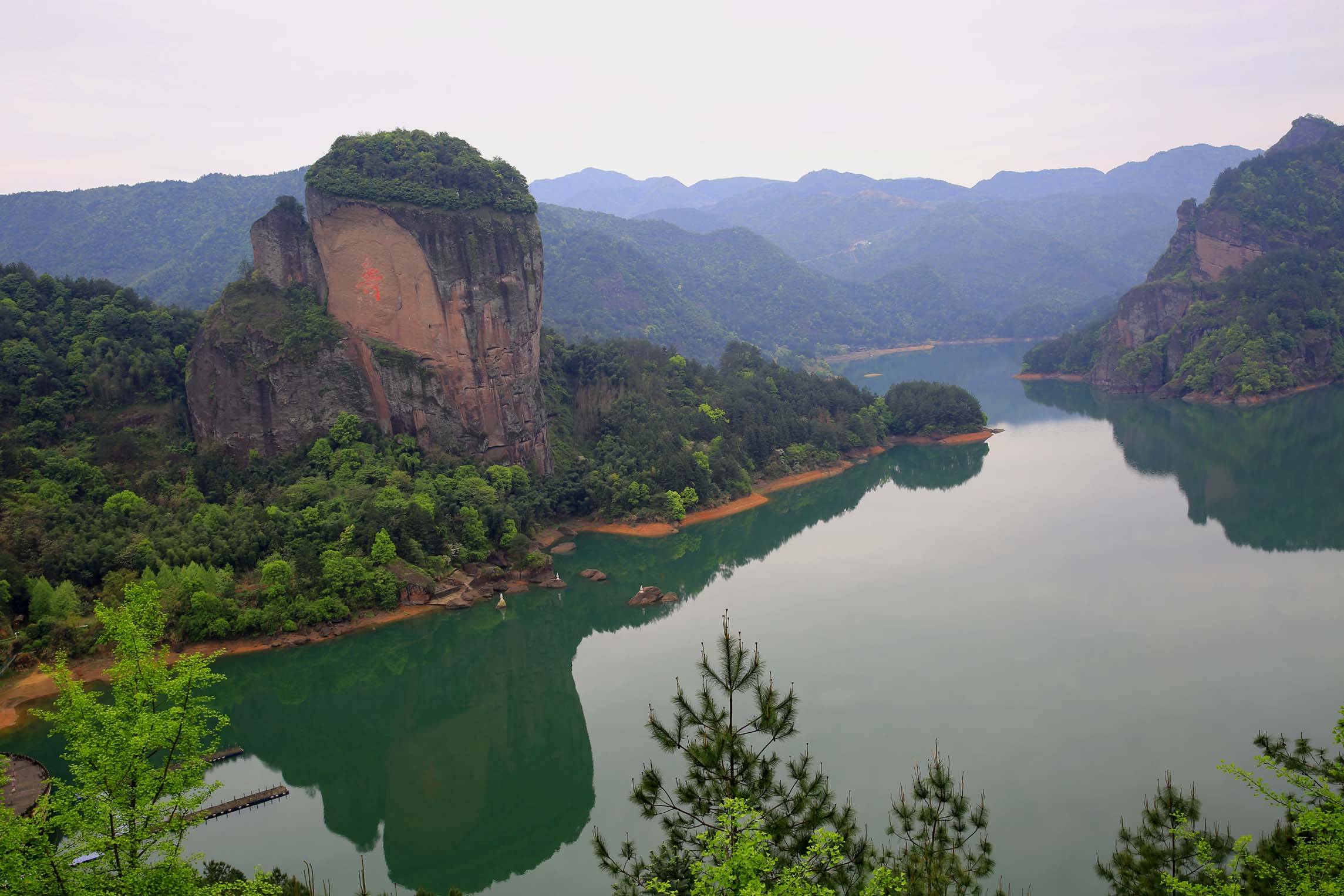 上饶广丰铜钹山下庄坑,杜鹃花开满山,村民春笋免费送