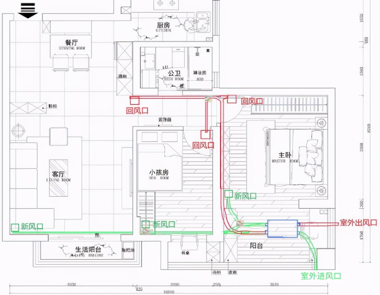 荣事达新风系统学习中心:家庭新风系统安装全纪录:非常详细